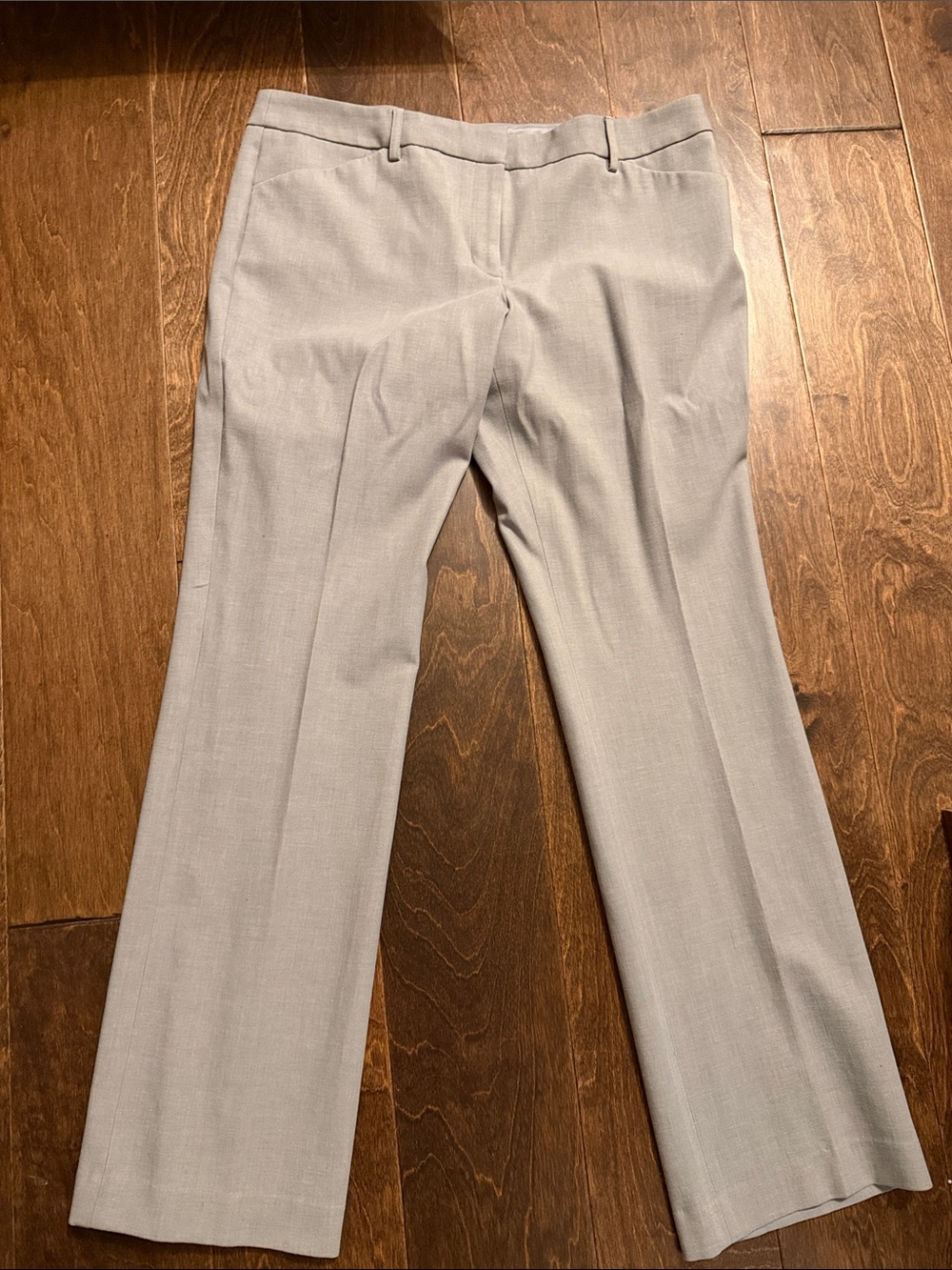 Express Light Gray Boot Cut Dress Pants